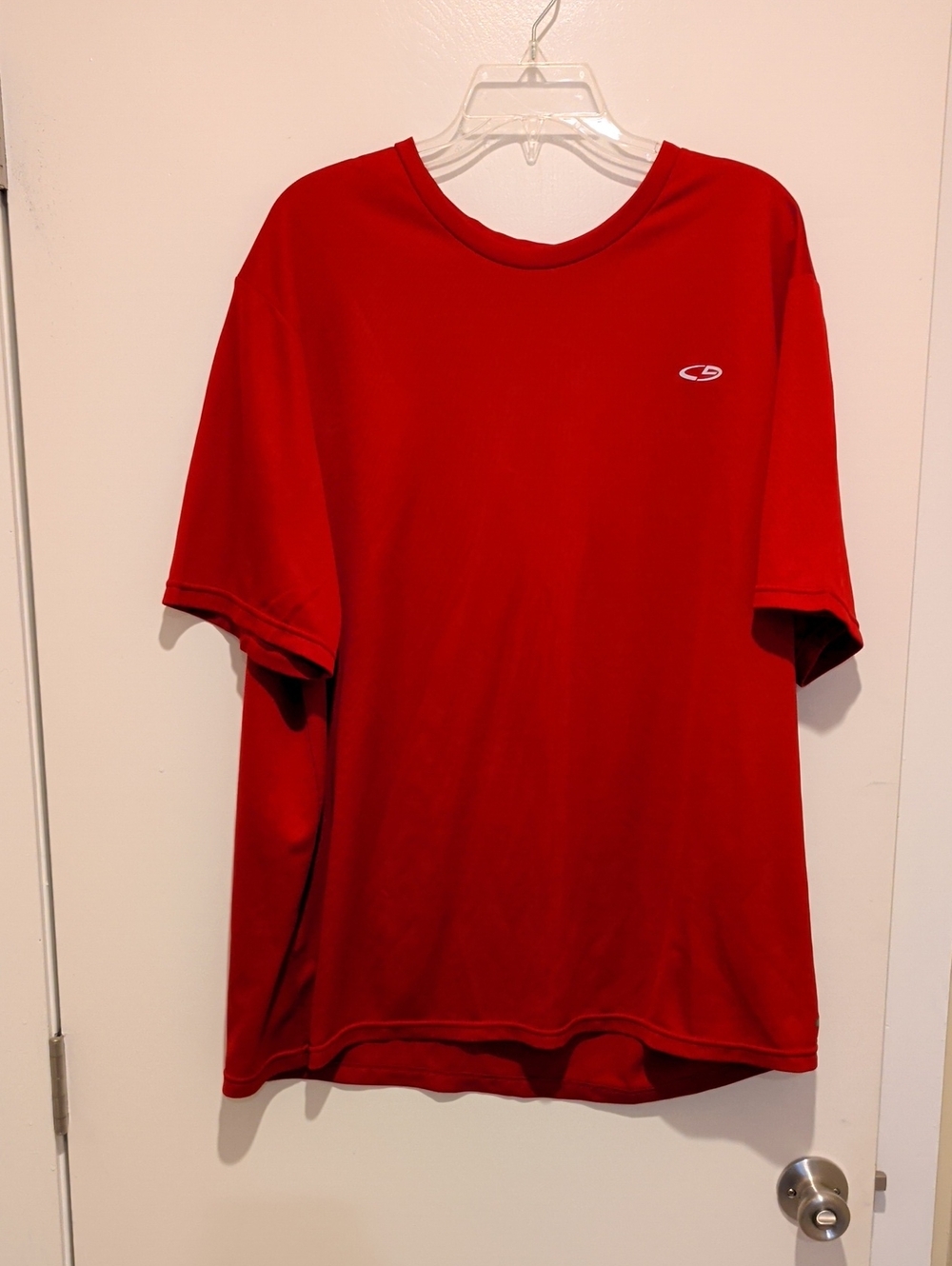 Champion Red Short Sleeve Athletic Tee